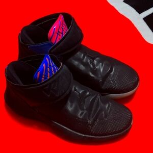 JORDAN WHY NOT ?Black High-Top Sneakers with PInk and Blue